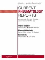 Current Rheumatology Reports 1/2016