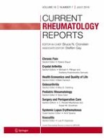 Current Rheumatology Reports 7/2016