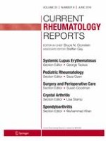 Current Rheumatology Reports 6/2018
