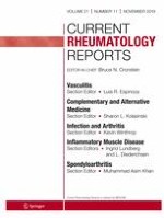 Current Rheumatology Reports 11/2019