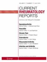 Current Rheumatology Reports 7/2019