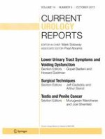 Current Urology Reports 5/2013