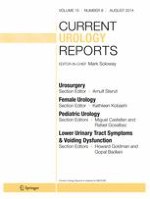 Current Urology Reports 8/2014