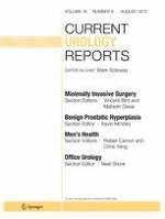 Current Urology Reports 8/2015