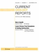 Current Urology Reports 11/2016