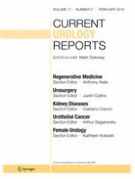 Current Urology Reports 2/2016