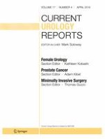 Current Urology Reports 4/2016