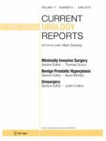 Current Urology Reports 6/2016