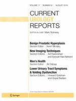 Current Urology Reports 8/2016