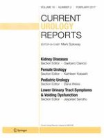 Current Urology Reports 2/2017
