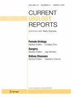 Current Urology Reports 3/2018