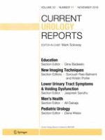 Current Urology Reports 11/2019