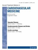 Current Treatment Options in Cardiovascular Medicine 4/2016