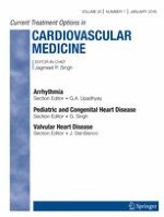 Current Treatment Options in Cardiovascular Medicine 1/2018