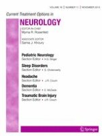 Current Treatment Options in Neurology 11/2014