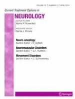 Current Treatment Options in Neurology 4/2014
