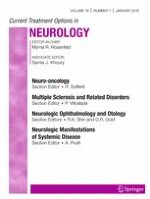 Current Treatment Options in Neurology 1/2016