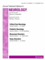 Current Treatment Options in Neurology 11/2016