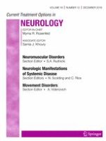 Current Treatment Options in Neurology 12/2016