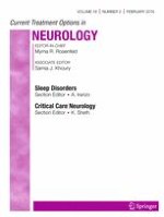 Current Treatment Options in Neurology 2/2016