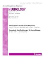 Current Treatment Options in Neurology 11/2020