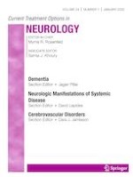 Current Treatment Options in Neurology 1/2022