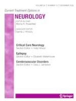 Current Treatment Options in Neurology 12/2022
