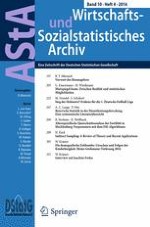 AStA Wirtschafts- und Sozialstatistisches Archiv 4/2016