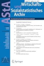 AStA Wirtschafts- und Sozialstatistisches Archiv 3-4/2019