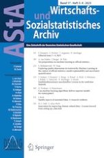 AStA Wirtschafts- und Sozialstatistisches Archiv 3-4/2023
