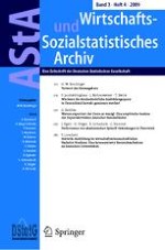 AStA Wirtschafts- und Sozialstatistisches Archiv 4/2009