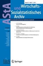 AStA Wirtschafts- und Sozialstatistisches Archiv 1/2011