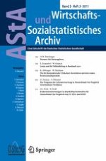 AStA Wirtschafts- und Sozialstatistisches Archiv 3/2011