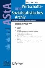 AStA Wirtschafts- und Sozialstatistisches Archiv 4/2012
