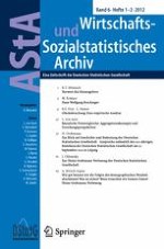 AStA Wirtschafts- und Sozialstatistisches Archiv 1-2/2012