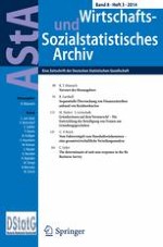 AStA Wirtschafts- und Sozialstatistisches Archiv 3/2014