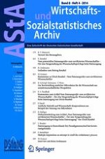 AStA Wirtschafts- und Sozialstatistisches Archiv 4/2014