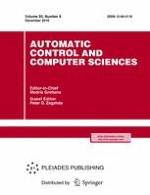 Automatic Control and Computer Sciences 8/2016