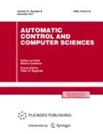 Automatic Control and Computer Sciences 8/2017