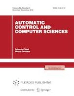 Automatic Control and Computer Sciences 6/2018