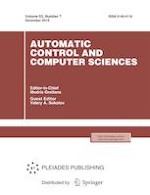 Automatic Control and Computer Sciences 7/2019