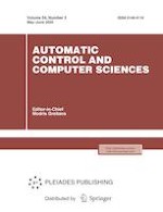 Automatic Control and Computer Sciences 3/2020