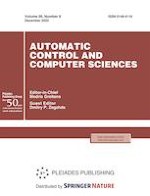 Automatic Control and Computer Sciences 8/2022