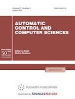 Automatic Control and Computer Sciences 4/2023
