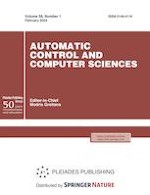 Automatic Control and Computer Sciences 1/2024