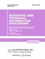 Scientific and Technical Information Processing 6/2013