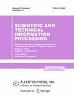Scientific and Technical Information Processing 6/2014