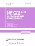 Scientific and Technical Information Processing 5/2017