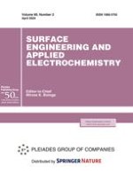 Surface Engineering and Applied Electrochemistry 3/2007