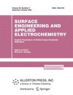 Surface Engineering and Applied Electrochemistry 5/2009